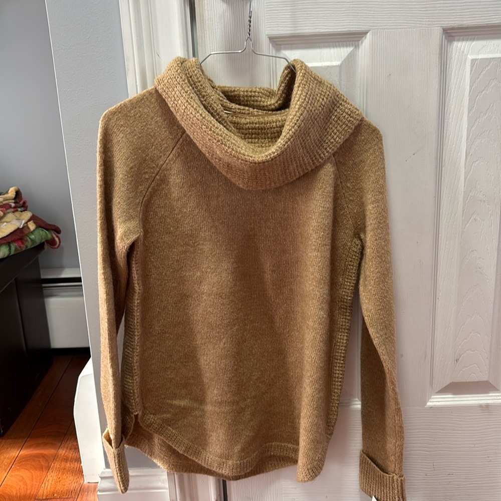 Style & Co. Tan Cowl Neck Sweater